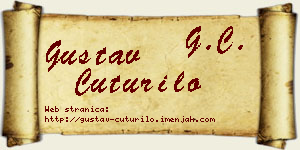 Gustav Čuturilo vizit kartica